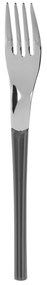 Forchetta grigia Iris Eme in acciaio inox