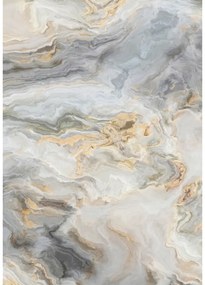 Set di tappetini per il bagno grigi/beige 2 pz 60x100 cm – Foutastic