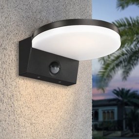 Top Lampada - LED Applique da esterno con sensore LED/15W/230V IP65 nero