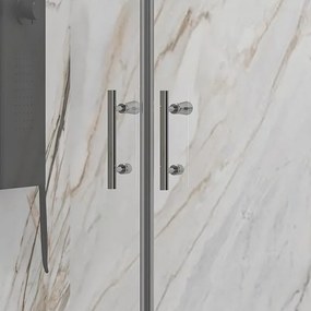 Doccia nicchia doppio battente 70cm altezza 190 cm | KS2800-SALOON - KAMALU