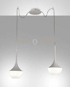 Apollo sospensione bianca 2 luce 3623-42-102