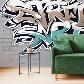 Carta da parati – Con scritta Street Art