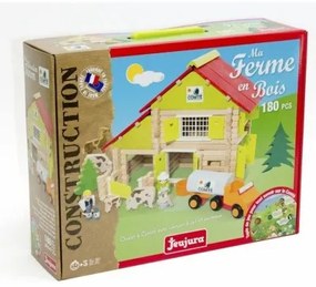 Playset Jeujura My Wooden Farm 180 Pezzi