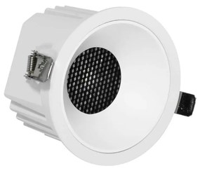 Faro da Incasso Bianco 18W Foro Ø95mm CCT 15°-55° con driver Philips Colore Bianco Variabile CCT