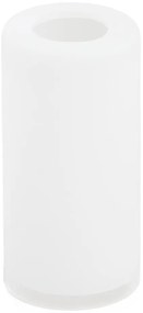 Vetro di ricambio per lampadario E14 diametro 5,5 cm bianco