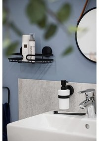 Distributore di sapone a parete bianco e nero Static-Loc® Plus Pavia - Wenko