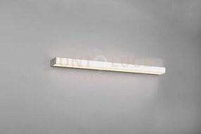 Rocco h2o applique led 13w 1400lm, 3000k bi-emissione cromo ip44 l....