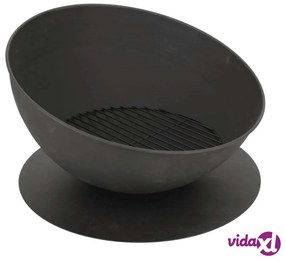 Esschert Design Braciere Inclinato su Disco Nero