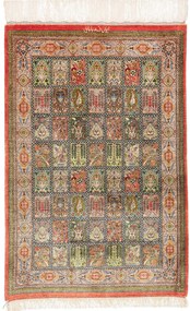 Ghom Tappeto 60x90 (Iran) Annodato A Mano
