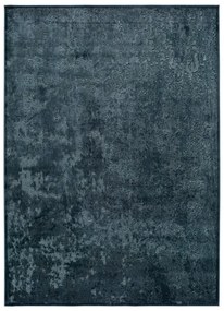 Tappeto in viscosa blu , 140 x 200 cm Margot Azul - Universal