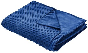 Fodera per coperta ponderata blu marino 135 x 200 cm CALLISTO Beliani