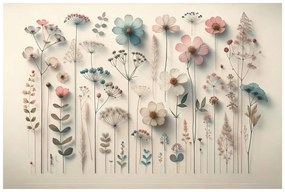 Quadro su tela – Fiori di campo secchi