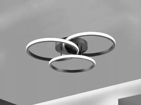 Plafoniera LED dimmerabile LED/70W/230V 3000-6500K nera + telecomando