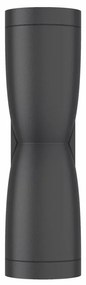 Applique Conica a Clessidra Bidirezionale, IP65 GU10 - Nera Colore del corpo Nero