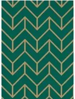Tapete Tesselation von Harlequin - Teal/ Gold
