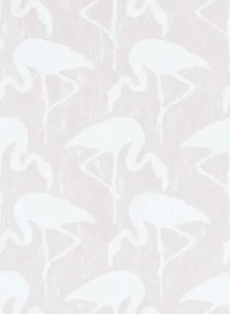 Vintagetapete Flamingos von Sanderson - Blush/ Ivory