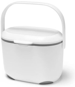 Contenitore per rifiuti compostabili bianco/grigio 2,5 l - Addis