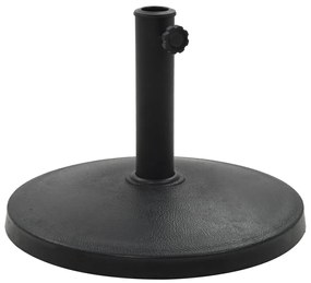 Base Per Parasole Rotonda İn Poliresina 10 Kg Nera /