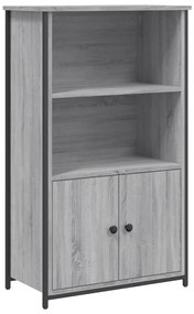 Credenza grigio sonoma 62x32x103,5 cm in legno multistrato