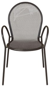 MARIS - poltrona da giardino impilabile in ferro