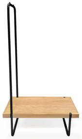 Set di panca e appendiabiti con struttura in acciaio Ben - Woodman