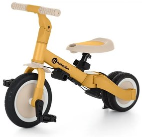 PETITE&amp;MARS - Triciclo per bambini 5in1 TURBO Intense Ochre