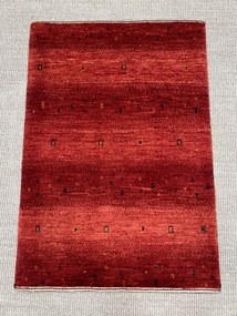 Loribaft Tappeto persiano 90 x 70 Rosso (Iran) Annodato A Mano