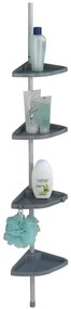 Mensola telescopica da parete grigia per il bagno Easy - Wenko