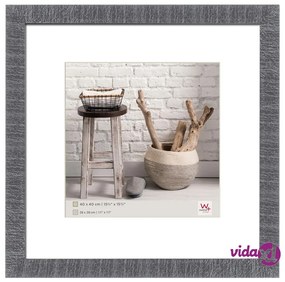 Walther Design Cornice per Foto Home 40x40 cm Grigia