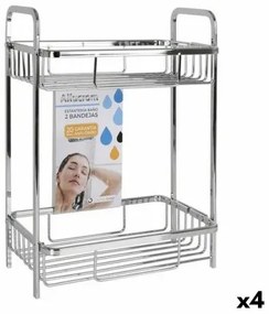 Scaffale da Bagno Confortime 159121 29 x 18 x 40 cm (4 Unità)