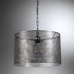 Lampadario Moderno Lampadario Moderno Flam E27 grigio paralume grigio E27