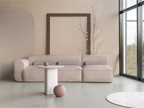 Chaise lounge componibile beige (con penisola a sinistra) Flex Felix – Miuform