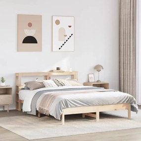 Letto senza materasso 140x200 cm in legno massello di pino