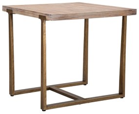 Tavolo da pranzo in colore naturale 80x80 cm Ankara - Mauro Ferretti