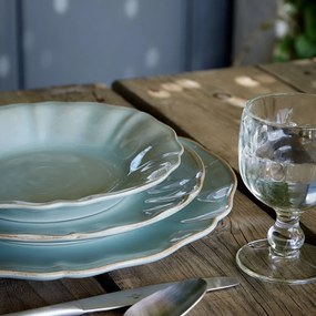 Piatto in gres turchese , ⌀ 27 cm Alentejo - Costa Nova