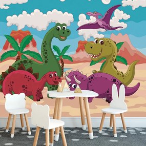 Carta da parati – Mondo dei dinosauri