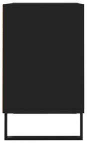 Mobile porta tv nero 69,5x30x50 cm in legno multistrato