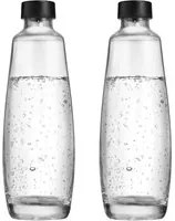 Set 2 bottiglie in vetro per gasatore Duo Sodastream