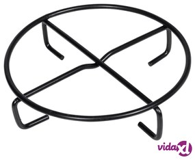 vidaXL Pentola casseruola da campeggio in ghisa con coperchio