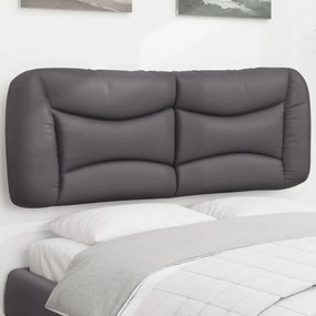 Cuscino Testiera Grigio 120 Cm İn Similpelle /