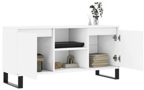 Mobile porta tv bianco 104x35x50 cm in legno multistrato