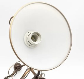 Lampadario a stelo COBRA 3xE27/60W/230V bronzo/patina