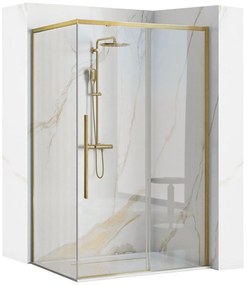 Cabina doccia SOLAR GOLD Brush 120x90