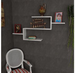 Mensola da parete TWIST 49,4x104 cm bianca