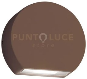 Ges893c- segnapassi ruggine a led 3000k 460lm 5w ip54 9,8cm allumi...