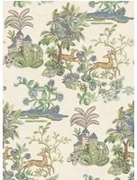 GP & J Baker Carta da parati Knight's Tale - Sage Blue