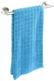 Portasciugamani a parete in acciaio inox in argento opaco Bosio - Wenko