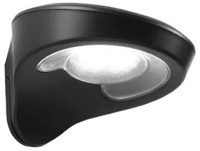 Applique LED EDM Solare Sensore di Movimento 155 Lm Nero 1,8 W (6500 K)