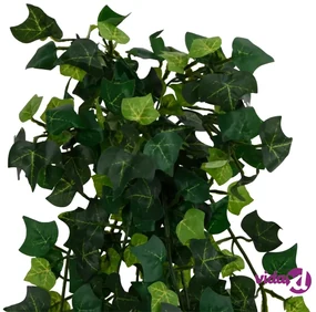 Foglie Artificiali di Edera 4 pz Variegata 90 cm