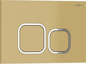Mexen Tex 03 pulsante di risciacquo, oro - 6103-06